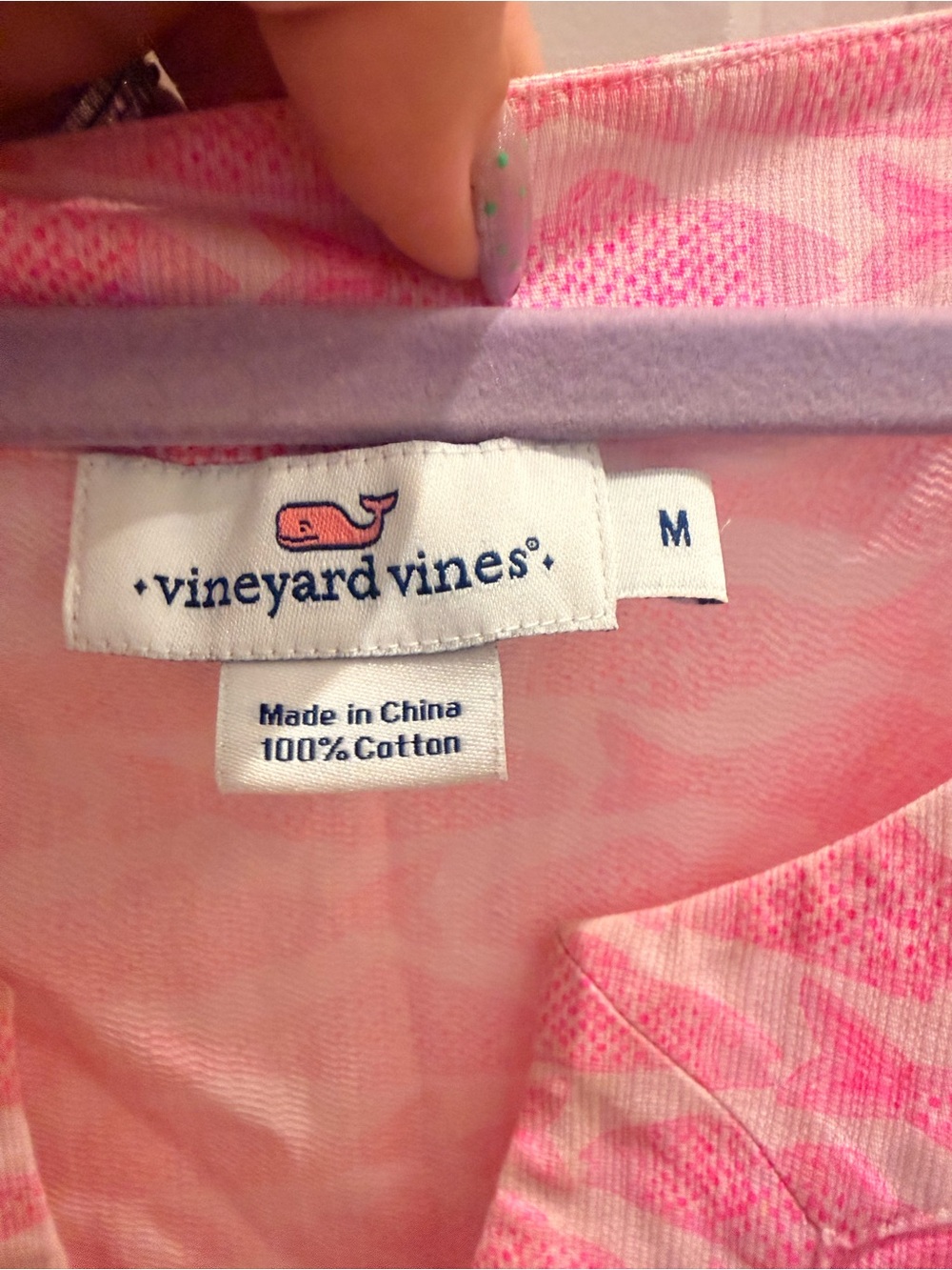 Vineyard Vines Girls Pink Fish Dress sz M - Picture 2 of 3